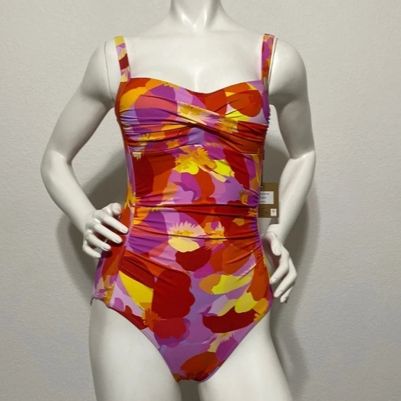 Niptuck One Piece Multicolor Swimsuit - Picture 1 of 7